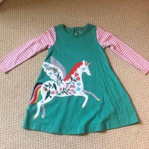 Mini Boden Unicorn dress.
